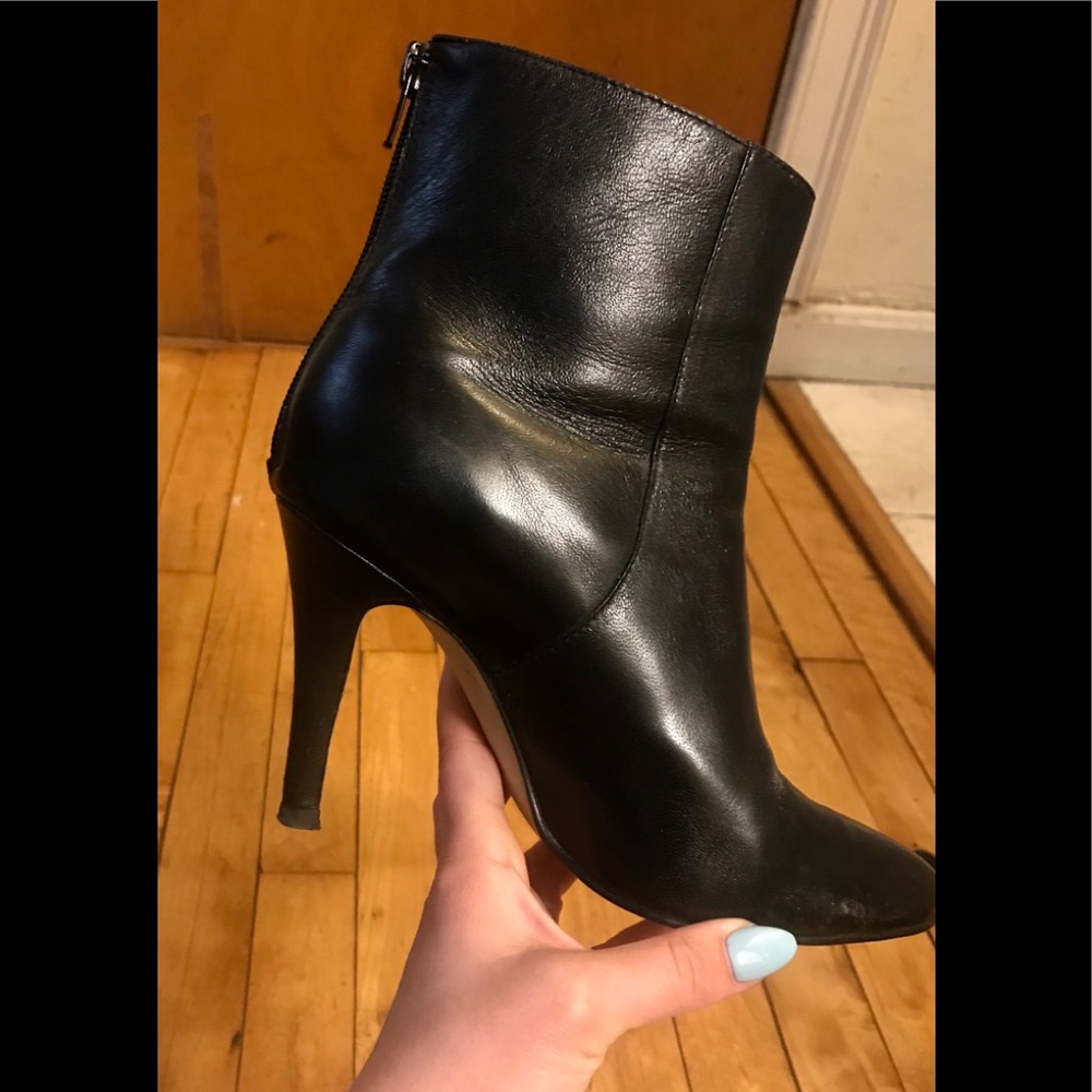 Black ankle boots